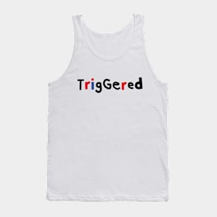 Minimal Triggered Typography Tank Top